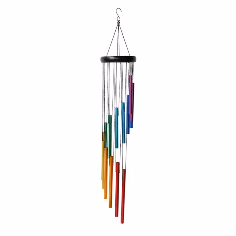 Classical Colorful 14 Metal Tubes Wind Chimes 29" Deep Tone