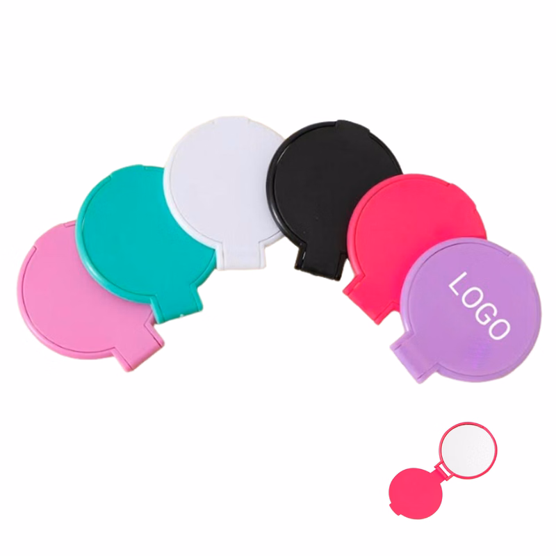 Single-sided round makeup mirror