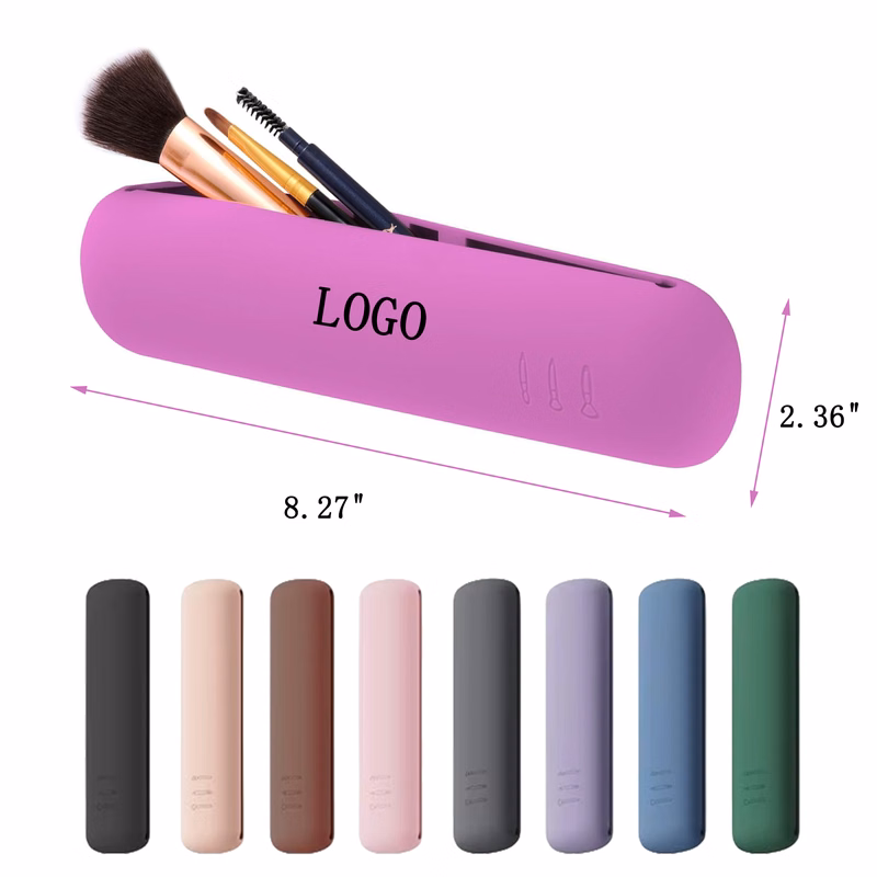 Magnetic Closure Silicone Cosmetic Brush Organizer