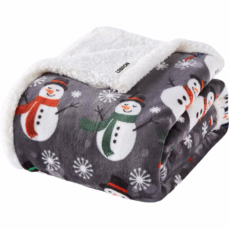 Christmas Flannel Fleece Throw Blanket