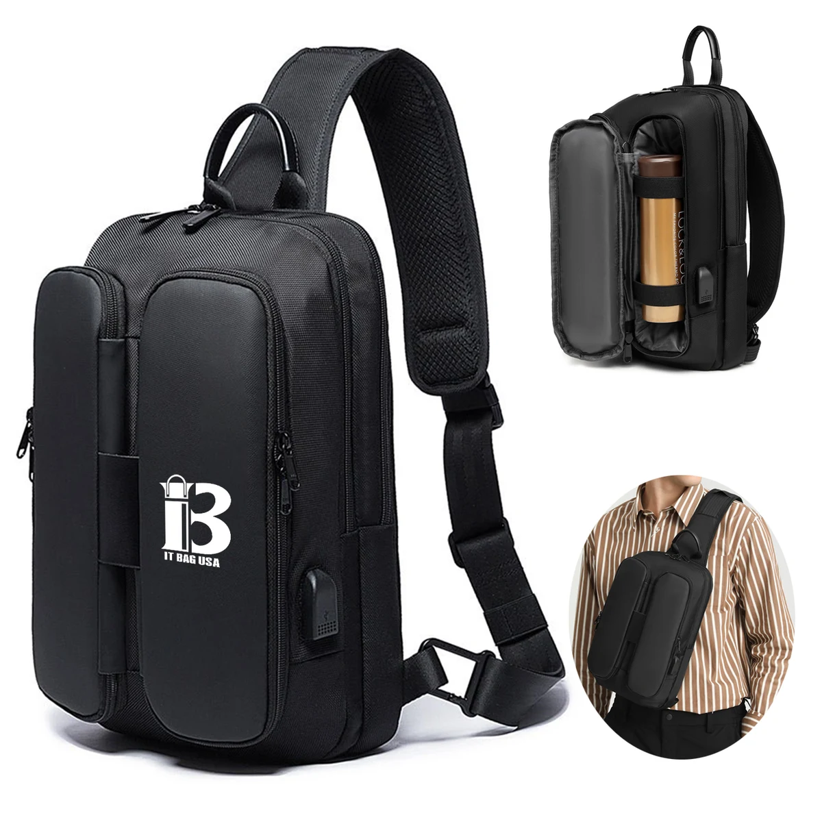 Portable Lightweight Practical Shoulder Chest Bag 1