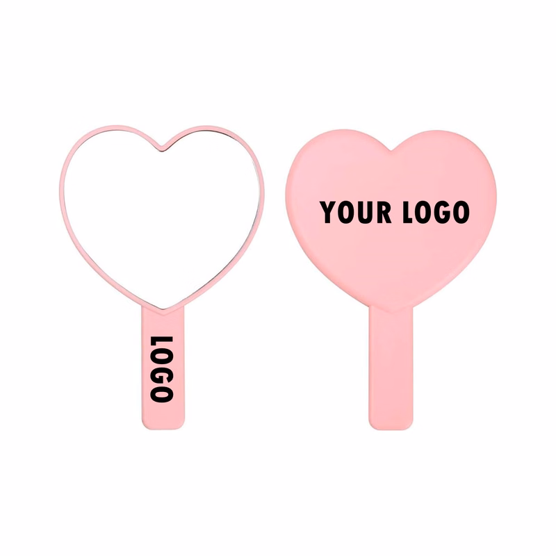 Heart-Shaped Travel Handheld Mirror