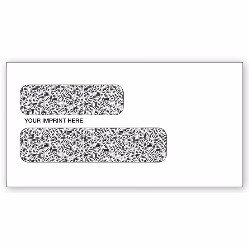 Envelopes, Double Window, 6 7/8 X 3 5/8 Confidential
