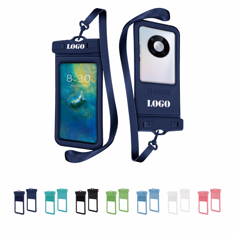 Transparent Neck Hanging Waterproof Mobile Phone Pouch