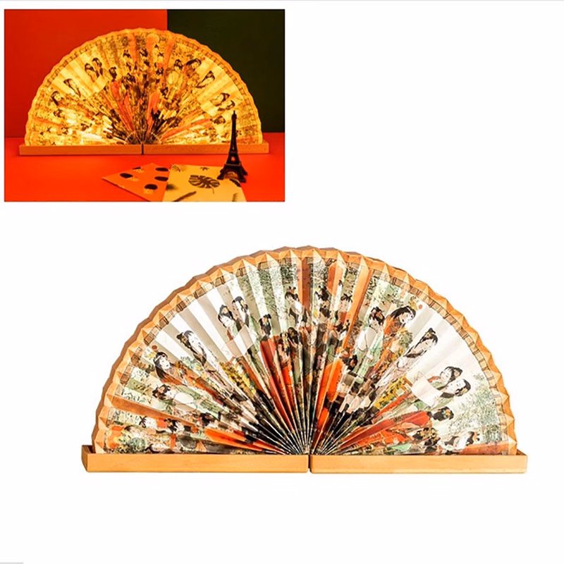 Exotic LED Fan Shape Folding Light Lamp