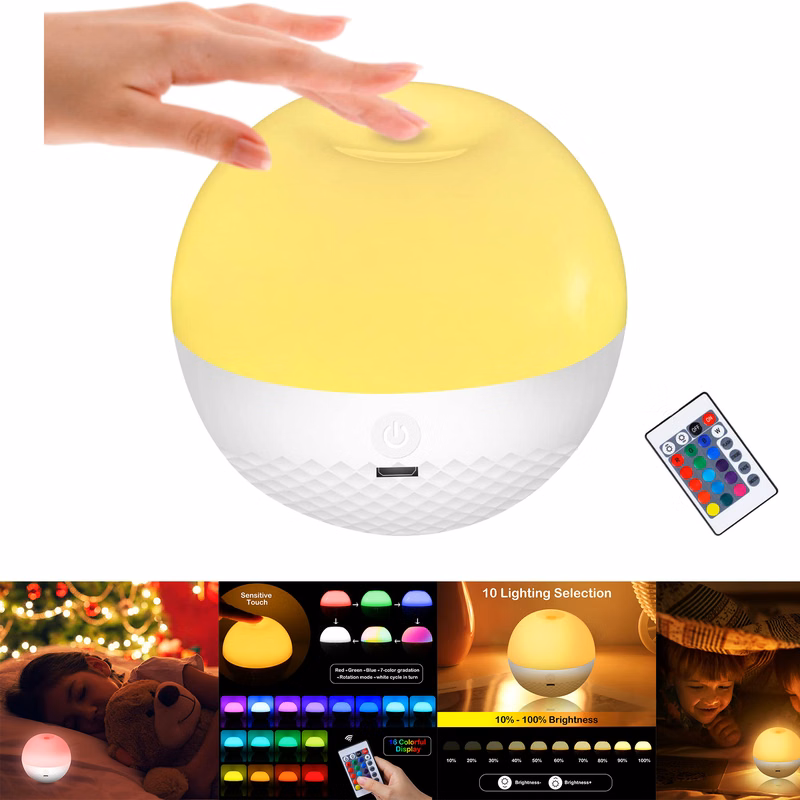 Night Light with Remote Control