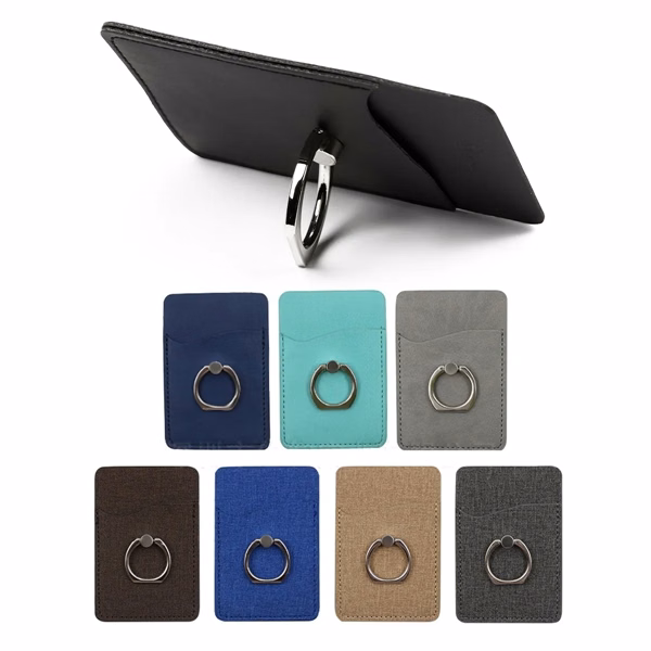 PU Phone Holder with Pocket