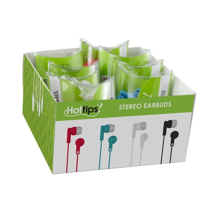 Classic Stereo Earbuds - Assorted Colors 4' 1