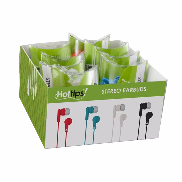 Classic Stereo Earbuds - Assorted Colors 4'