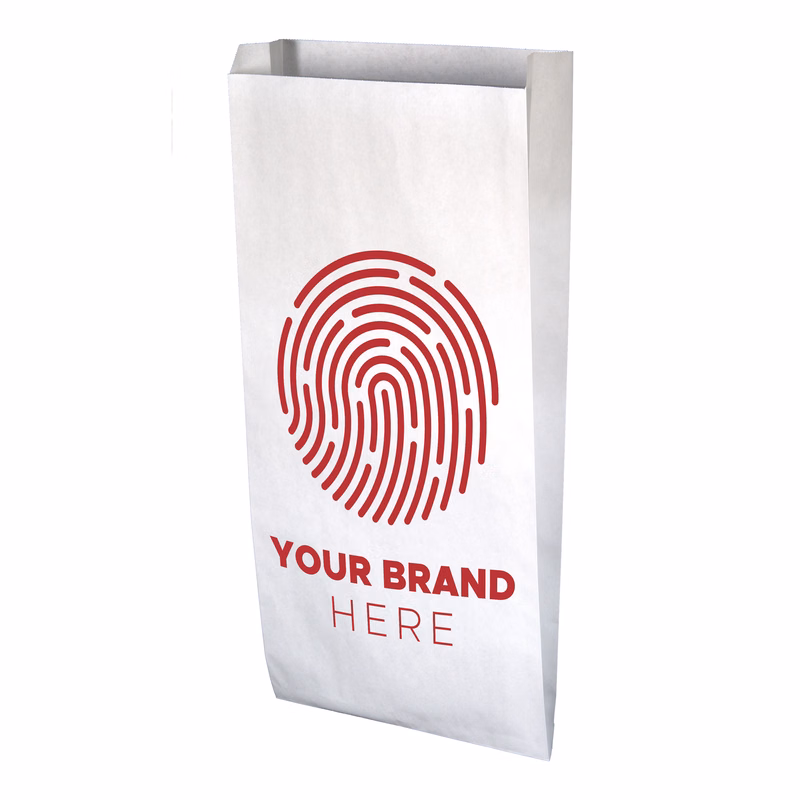One Color 1-Sided Merchant Paper Bag (9" x 18" x 2.5")