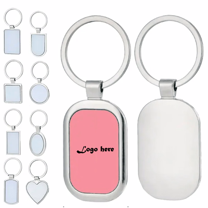 Metal Keychains Custom Shapes, 6 Styles