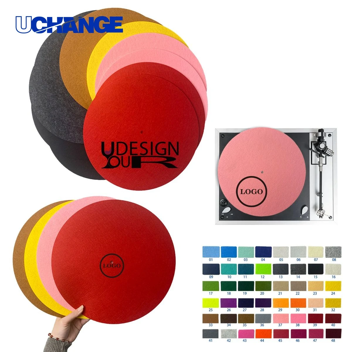 Felt Record Cleaning Pad 1