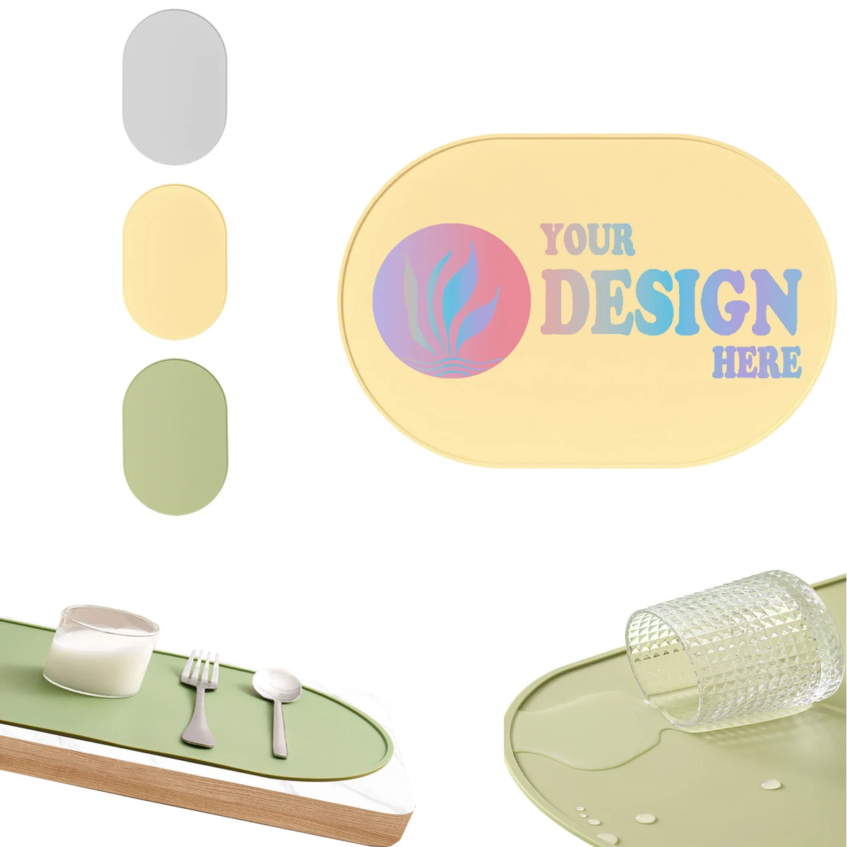 Full Color Prined Silicone Placemat 1