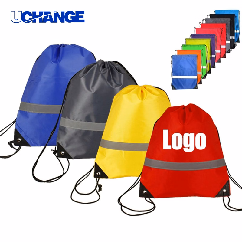 Reflective Drawstring Backpack Bag Organizer