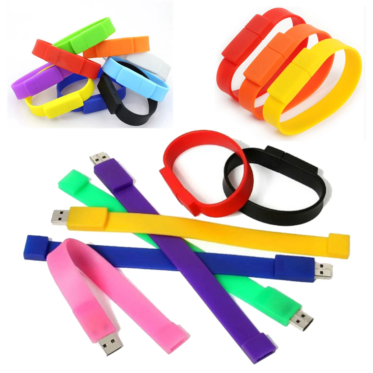 64GB Silicone USB Bracelet 1