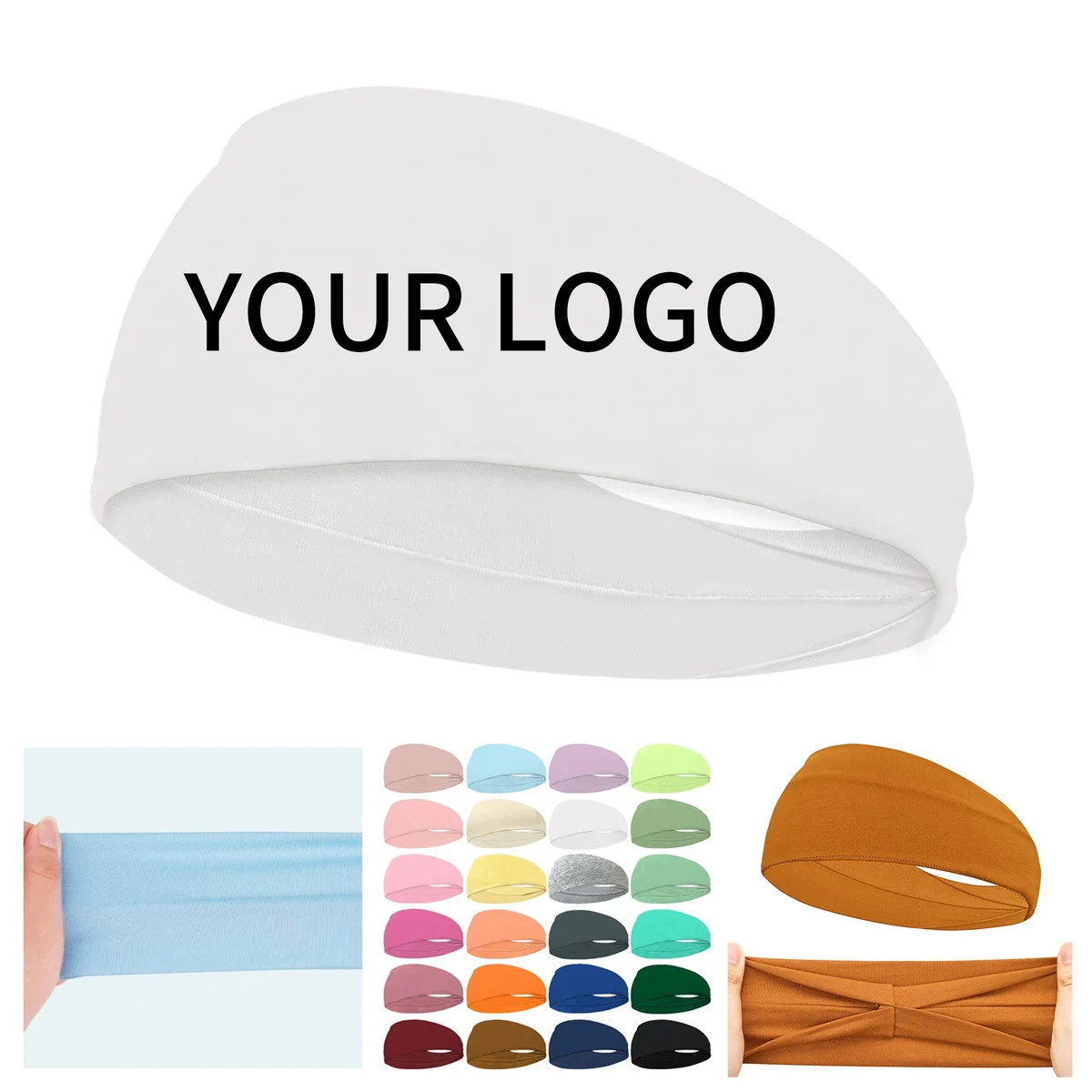 Wide Elastic Sport Headband 1