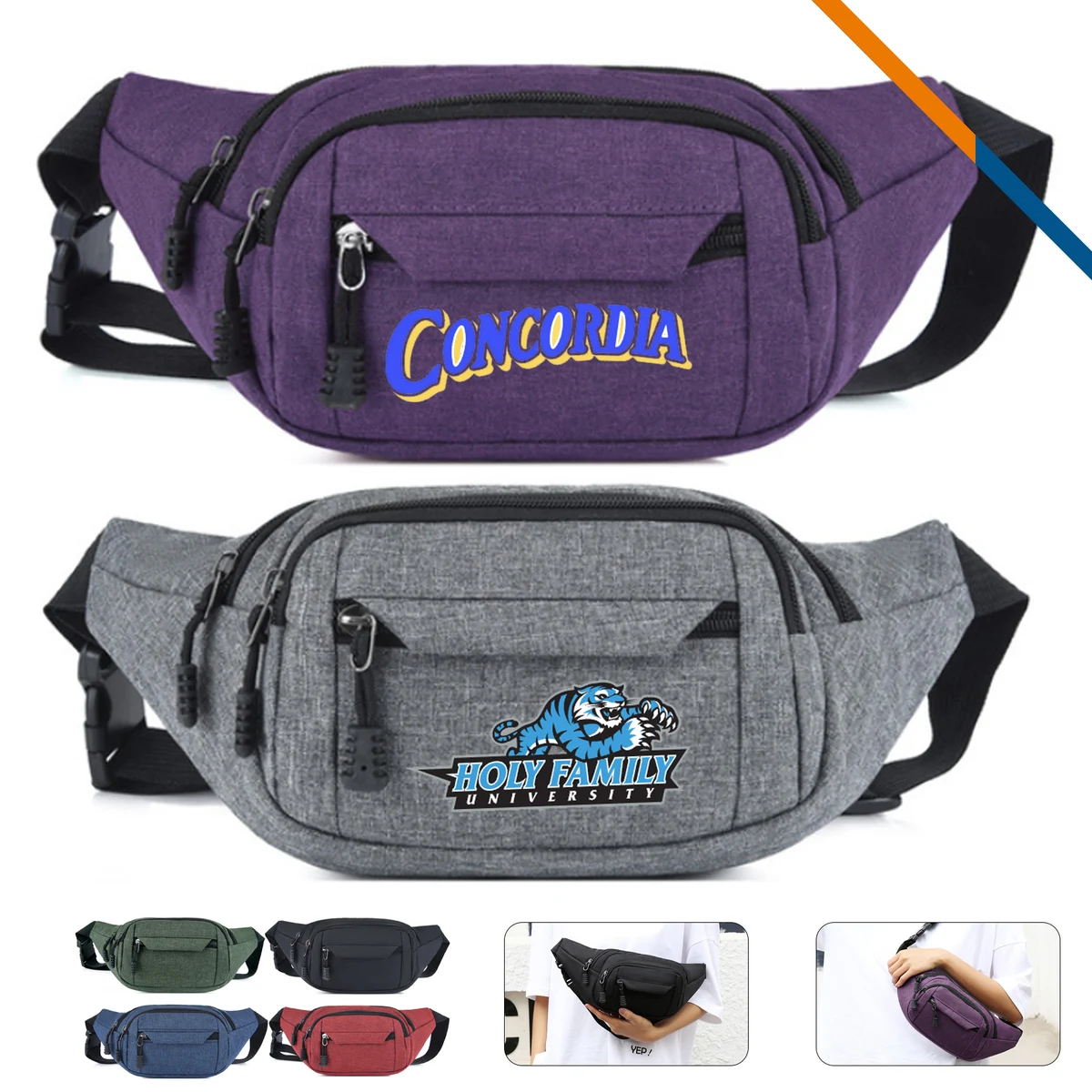 Fano Oxford Fabric Fanny Pack 1