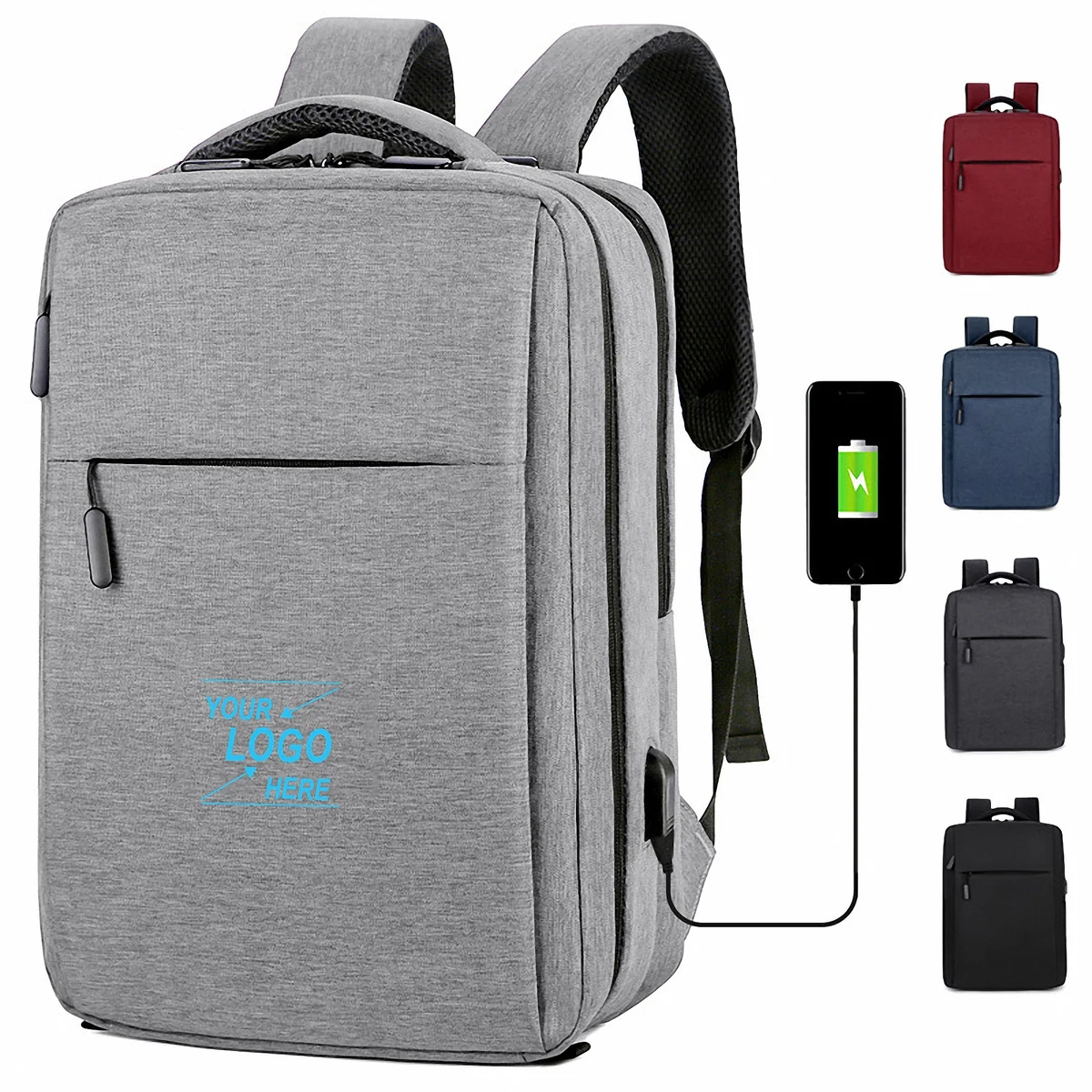 15.6" Multi-Function Business Laptop Backpack 1