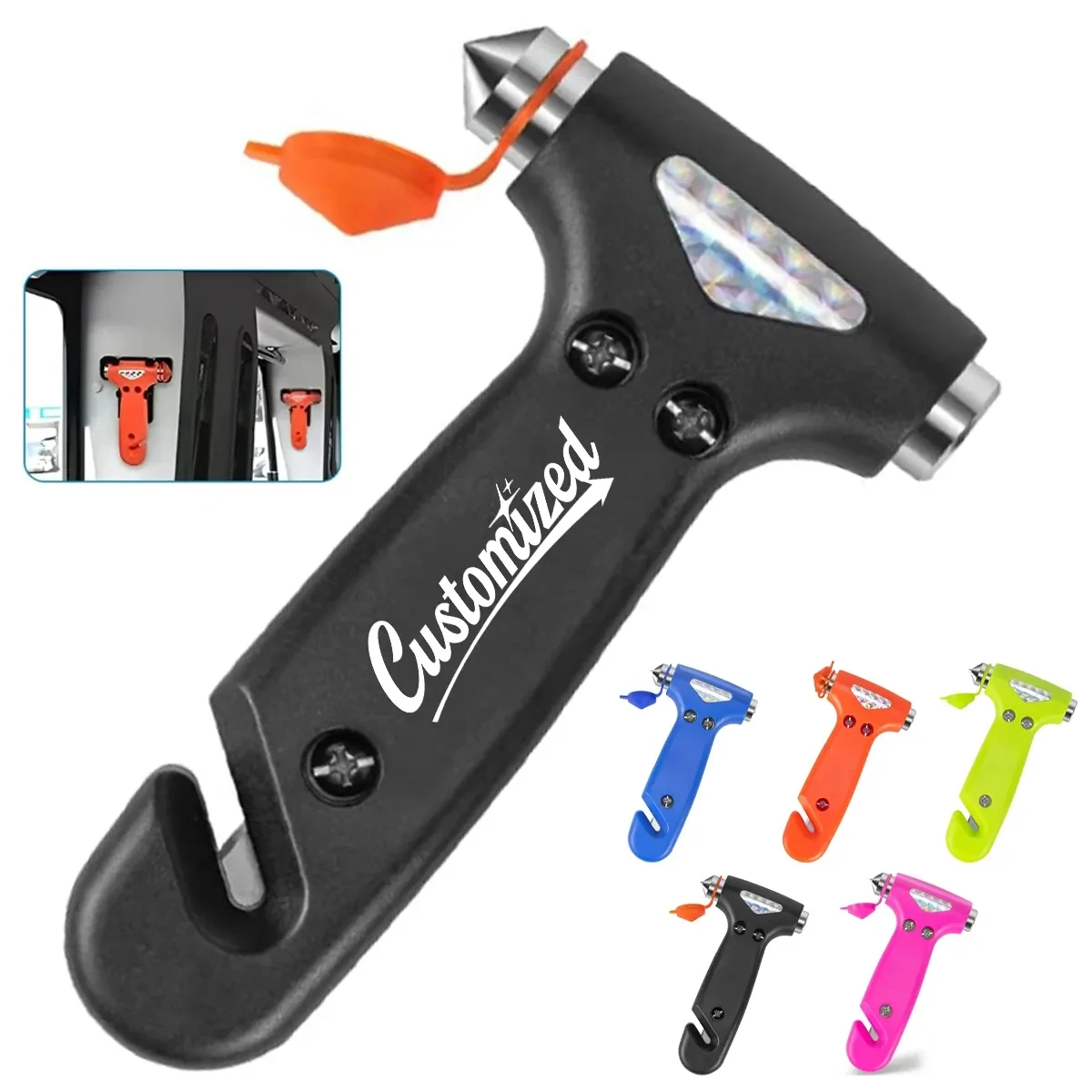 Emergency Car Safety Hammer Seatbelt Cutter Window Breaker 1