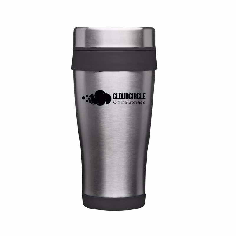 16 oz. Grab-n-Go Insulated Stainless Steel Mug (2 Color Imprint)