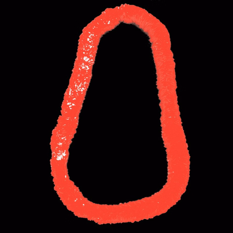 Red 34" Plastic Leis