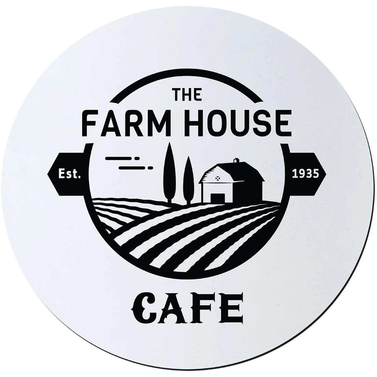 3" White Round Silicone Coaster 1