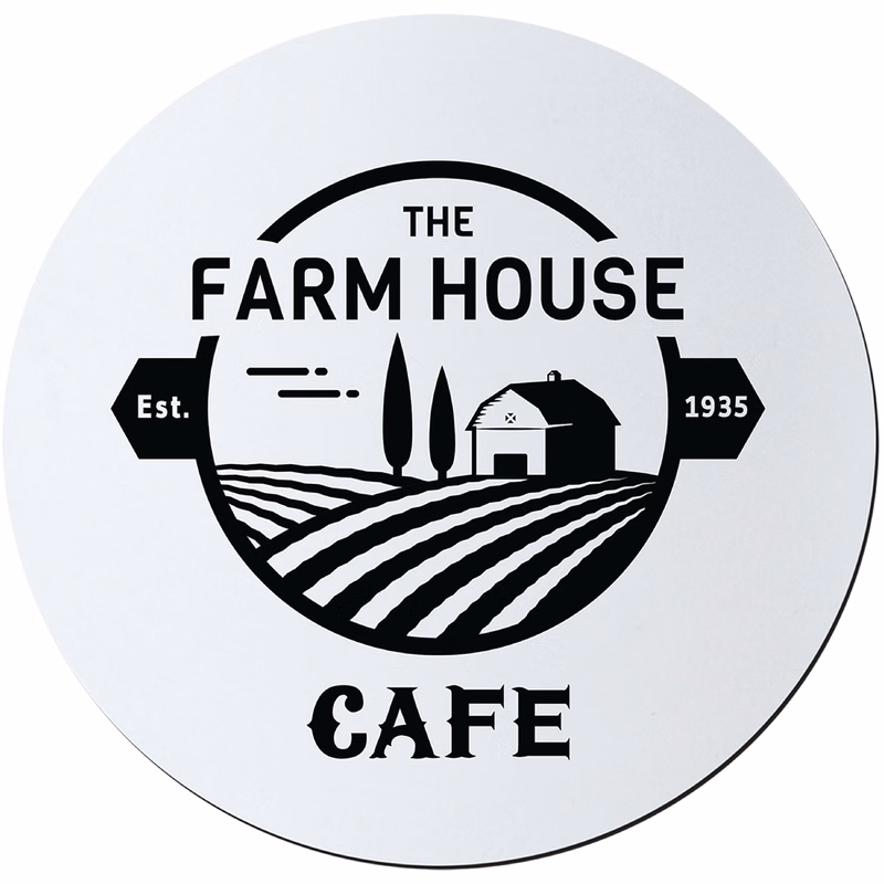 3" White Round Silicone Coaster