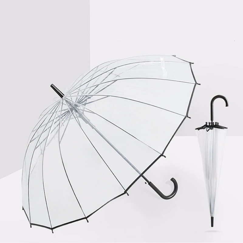 Straight Transparent Umbrella