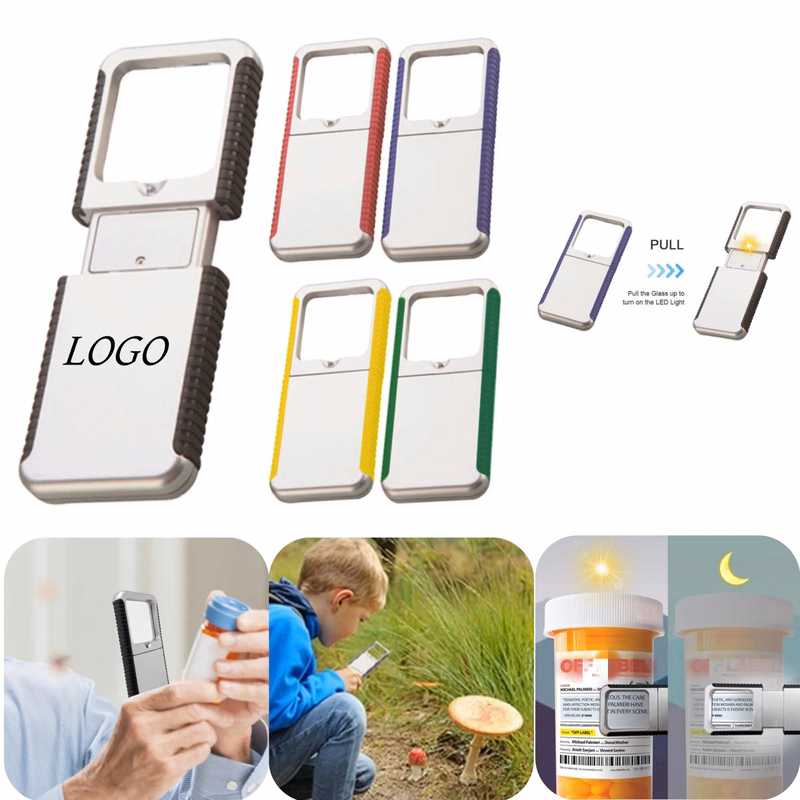 Portable Magnifying Glass With Lamp