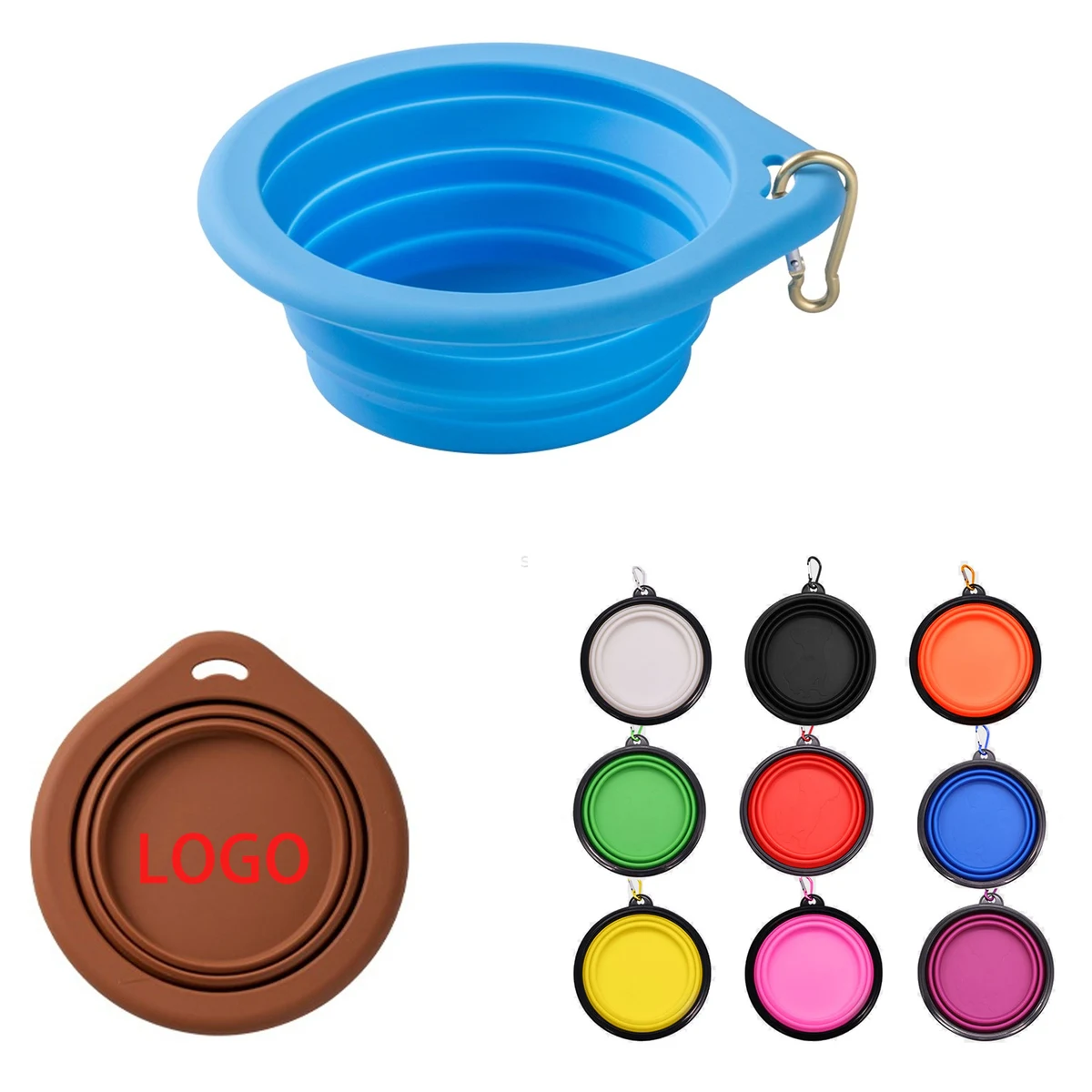 11.8oz Soft Silicone Dog Bowl 1
