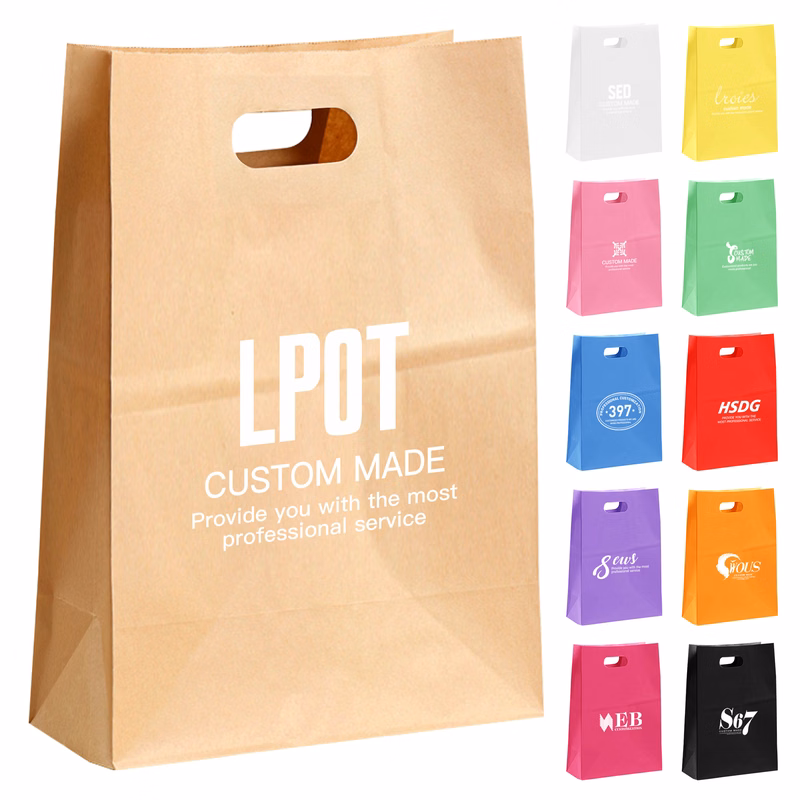 Die Cut Plastic Bags with Bottoms