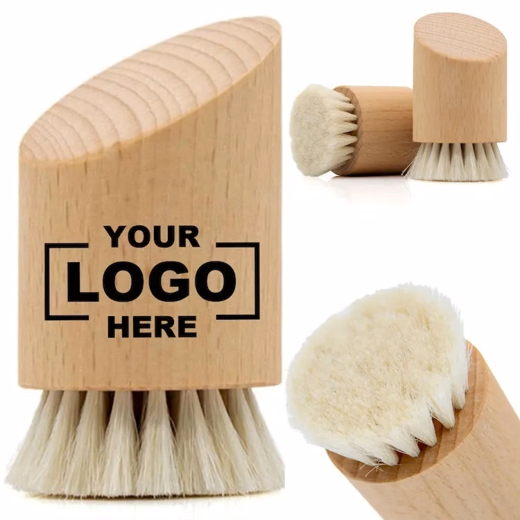 Beech Wood Baby Bath Brush With Wool Bristles