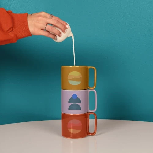 SHORT NEST MUG - 10OZ CERAMIC 1