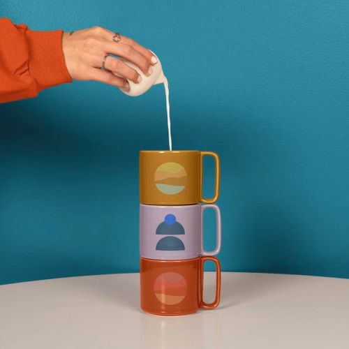 SHORT NEST MUG - 10OZ CERAMIC