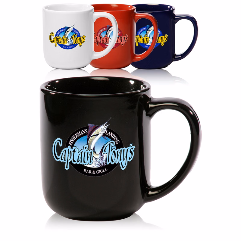 16 oz. Vibrant Glossy Ceramic Mug - Colors