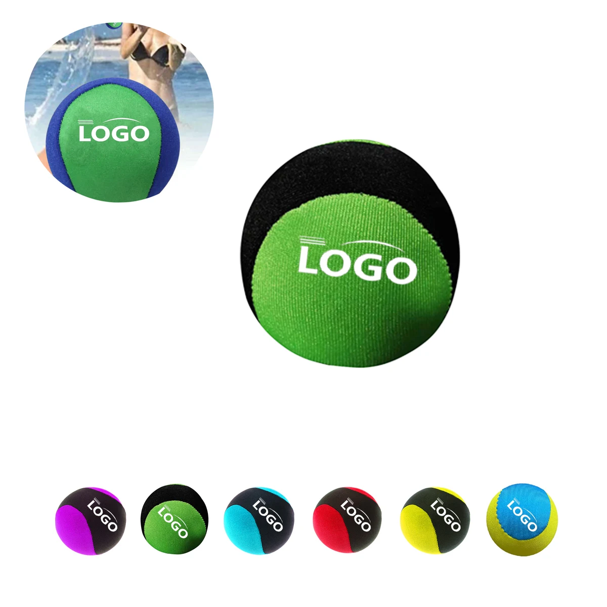 Water Bouncing Cloth Beach Ball MOQ50 1