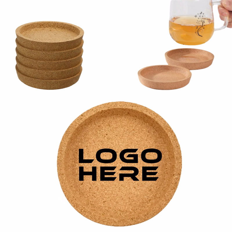 Round Cork Cup Coaster