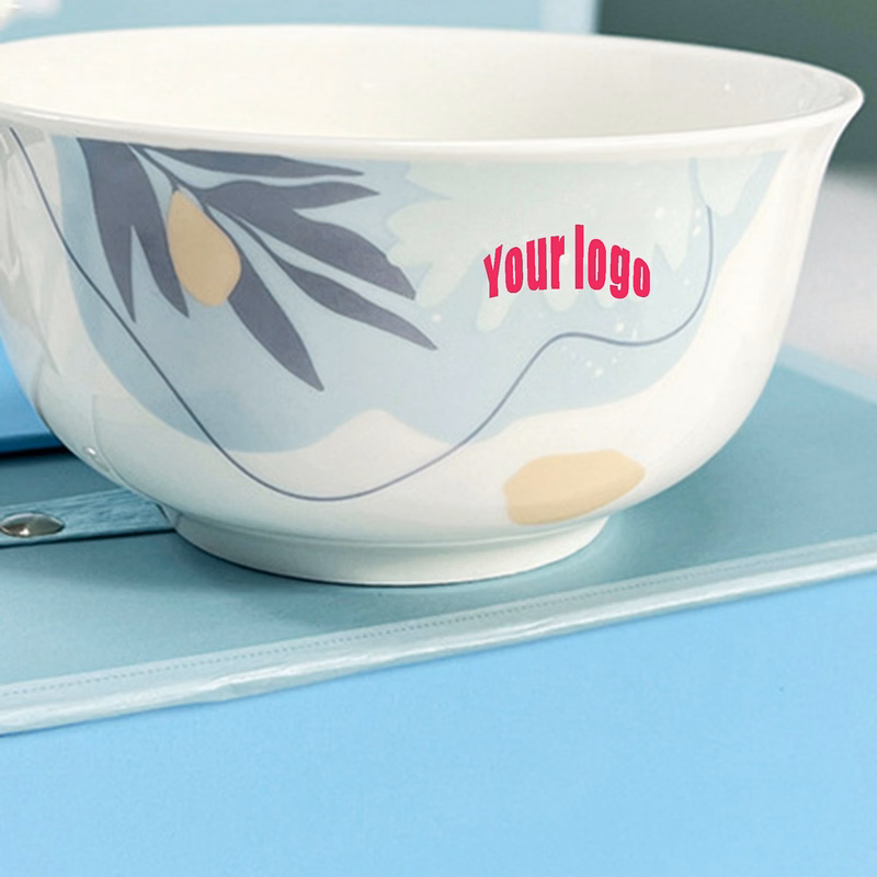 Ceramic Bowl And Spoon Gift Set