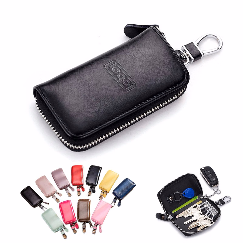 Leather Key Case Wallet