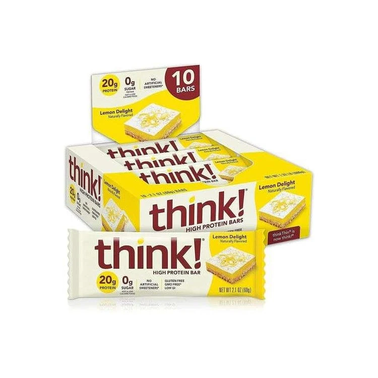 think! Lemon Delight Protein Bars - 10 Pack 1