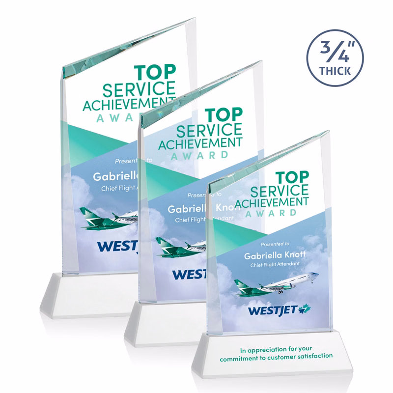 Scarsdale VividPrint™ Award on Newhaven - White