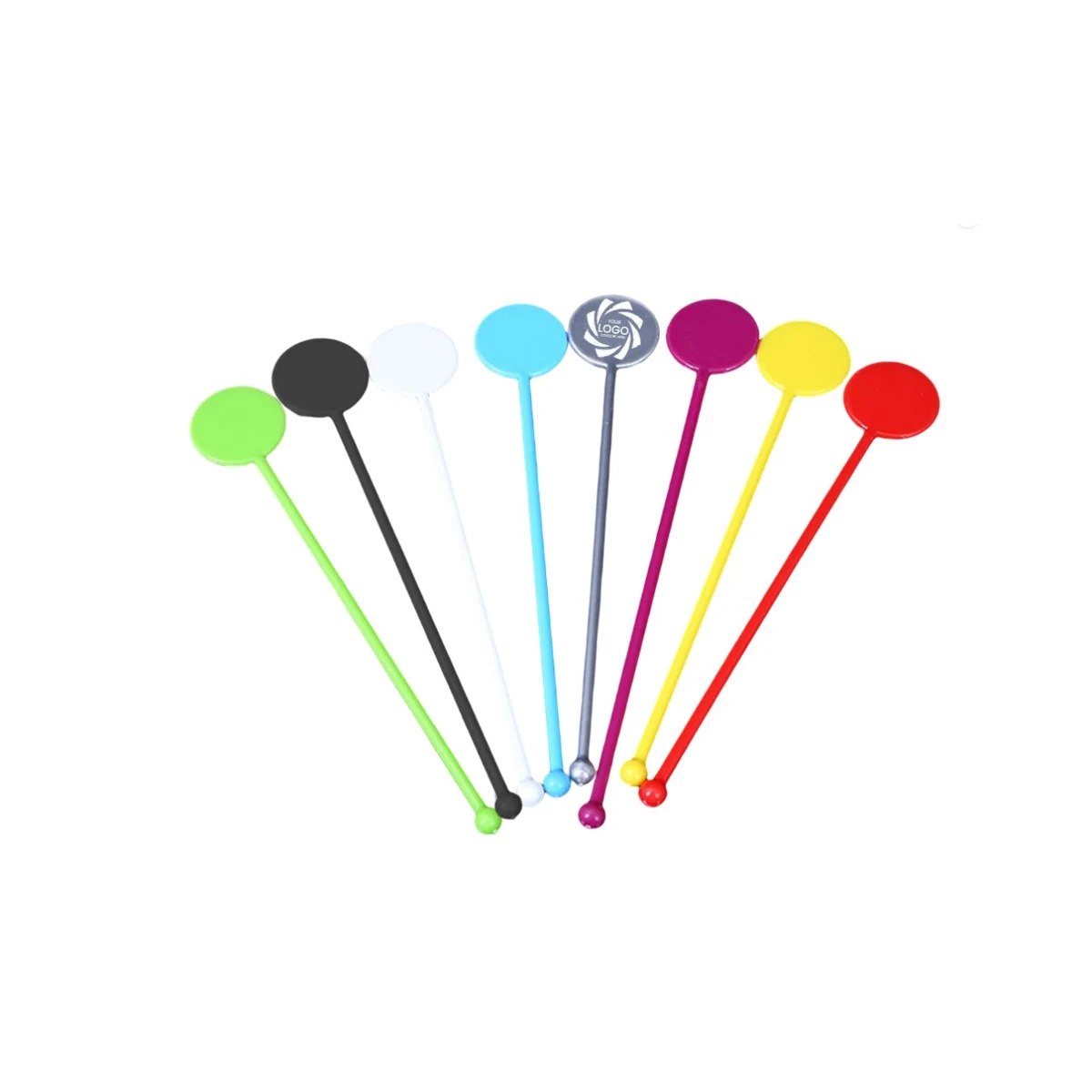 Premium Plastic Cocktail & Coffee Stirrers - Set of 6 1