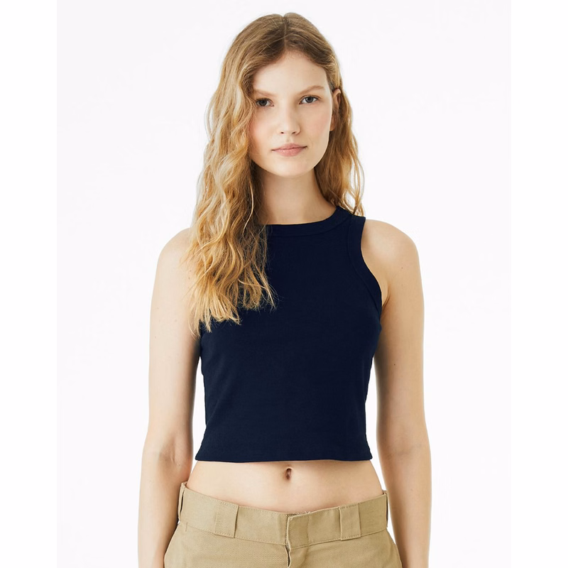 Women's Micro Rib Racer Tank - 1019