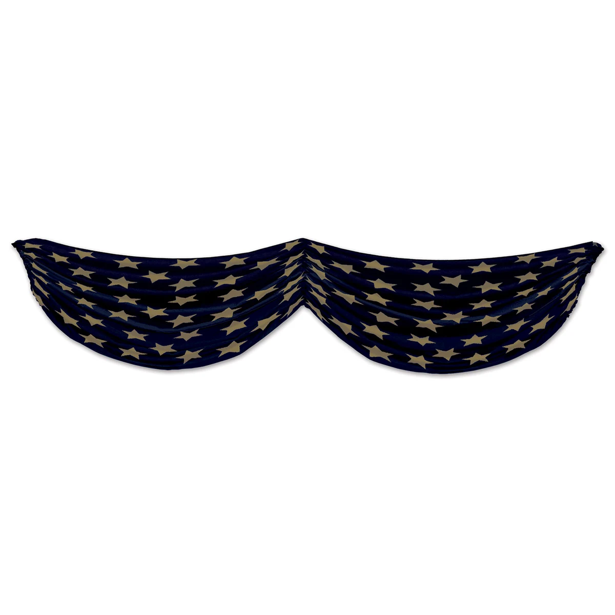 Black & Gold Fabric Bunting 1