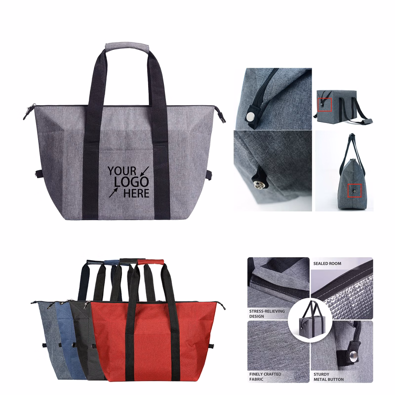 Oxford Fabric Thermal Tote with Aluminum Foil Interior