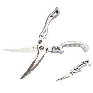 Kitchen Scissors With Curved Blade and Bottle Opener, custom kitchen gadget with logo imprint 1