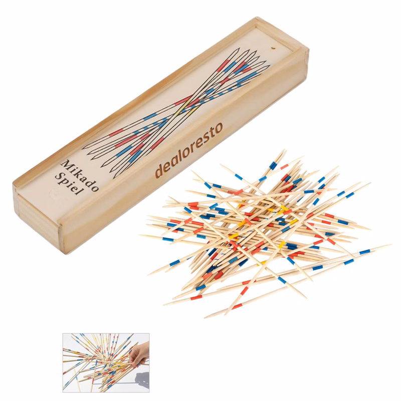 Wood Pick Up Sticks Game