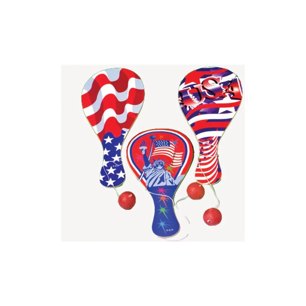 Patriotic Paddle Balls - Assorted 1