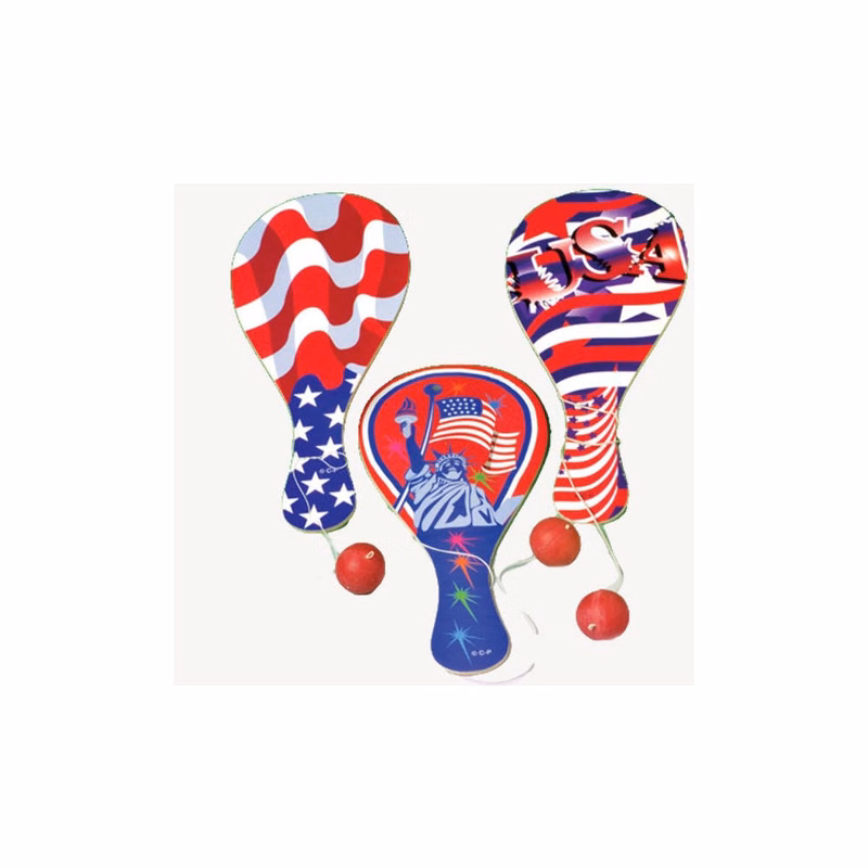 Patriotic Paddle Balls - Assorted