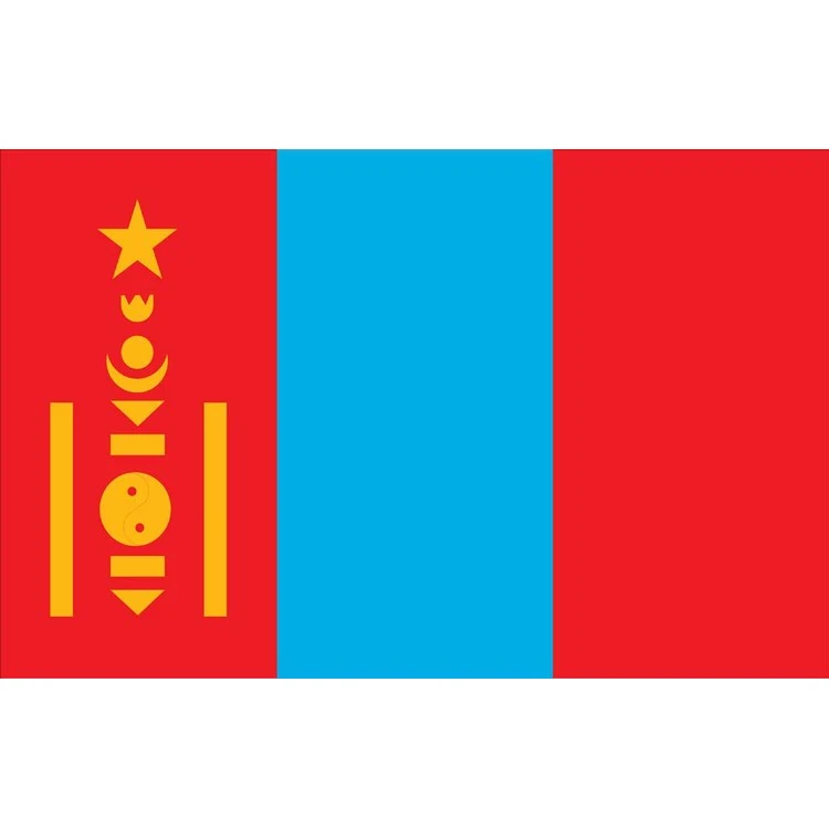 Mongolia Flag - 4' x 6' - Nylon 1